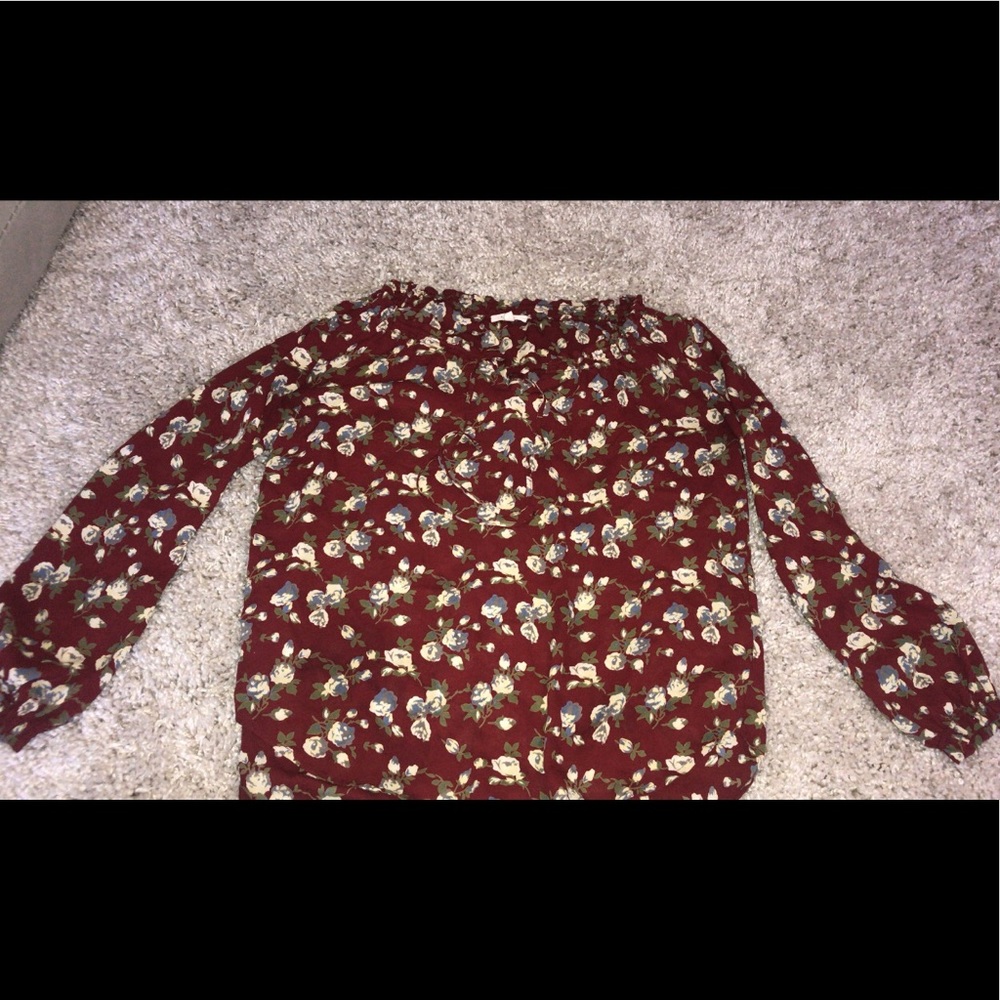 flowered blouse shirt